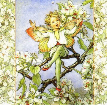 妖精 Painting - 卑劣なメアリー・バーカーを子供に宣伝